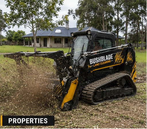 Bush Blade skid steer mulcher — Properties
